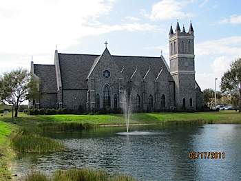 Outside view of the church