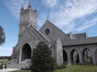 Front entrance of the church